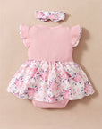 Romper Floral Vestido para Bebé Niñas 0-18 Meses